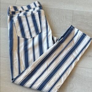 Striped Blue and White Pants